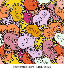 Seamless pattern Gentle, spring on black, yellow and neutral colors. Raster illustration. Watercolor painting.