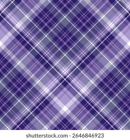 Seamless pattern in gentle violet colors for plaid, fabric, textile, clothes, tablecloth and other things. Vector image. 2