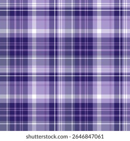 Seamless pattern in gentle violet colors for plaid, fabric, textile, clothes, tablecloth and other things. Vector image.