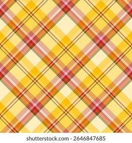 Seamless pattern in gentle yellow colors for plaid, fabric, textile, clothes, tablecloth and other things. Vector image. 2