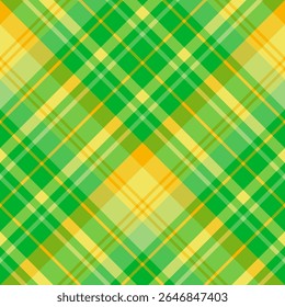 Seamless pattern in gentle yellow and green colors for plaid, fabric, textile, clothes, tablecloth and other things. Vector image. 2