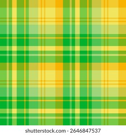 Seamless pattern in gentle yellow and green colors for plaid, fabric, textile, clothes, tablecloth and other things. Vector image.