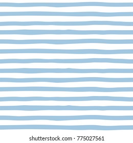 Seamless pattern with gently blue stripes . Vector background .