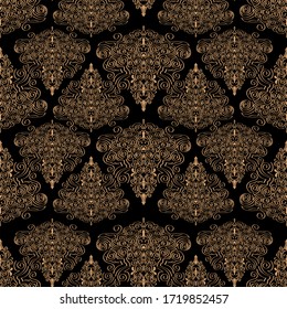 Mandala geomátrica sin problemas con fondo oscuro