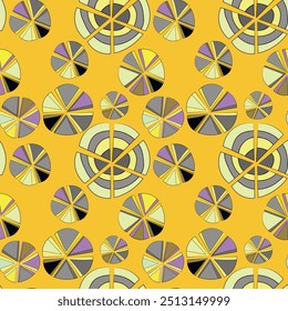 Patrón sin fisuras con adorno aborigen geométrico. Fondo de color redondeado tribal étnico. Motivo africano, australiano. Pintura de puntos. Ilustración vectorial, diseño de la Plantilla para el paño, tarjeta, tela.
