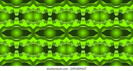 nahtlose Muster geometrische abstrakte Ornamente dekorativer Hintergrund, Vektorgrün, abstrakt