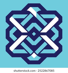 Seamless Pattern Geometric Abstract Texture Vector Illustration Wallpaper Background