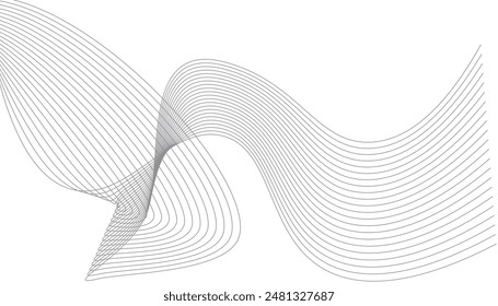 Patrón sin fisuras y patrón geométrico con ondas de patrón abstracto en un fondo de Vector blanco, integrando Formas creativas para ilustraciones de arte y concepto.