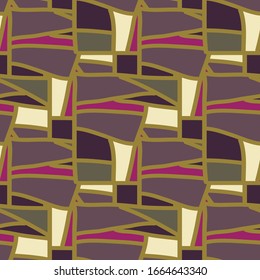Seamless pattern with geometric Abstraction
