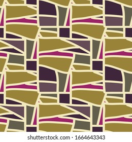 Seamless pattern with geometric Abstraction
