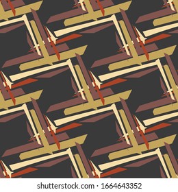 Seamless pattern with geometric Abstraction
