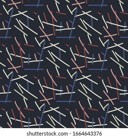Seamless pattern with geometric Abstraction
