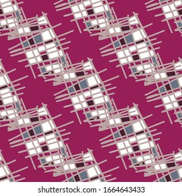 Patrón transparente con abstracción geométrica
