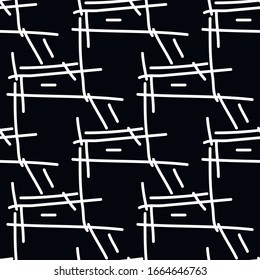 Seamless pattern with geometric Abstraction