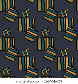 Nahtloses Muster mit geometrischer Abstraktion