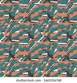 Seamless pattern with geometric Abstraction