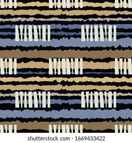 Seamless pattern with geometric Abstraction