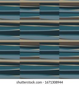 Seamless pattern with geometric Abstraction