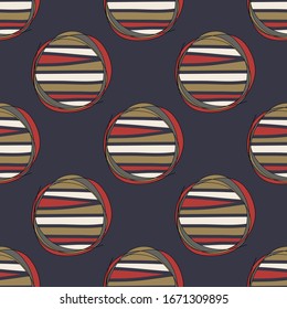 Seamless pattern with geometric Abstraction