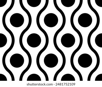 Seamless pattern of Geometric Art. interlocking Repeating patterns of printable vector.