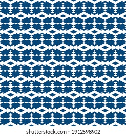 Seamless pattern. Geometric backdrop. Ethnic wallpaper. Simple shapes background. Rhombuses, figures ornament. Polygons motif. Digital paper, textile print, web design, abstract. Vector artwork