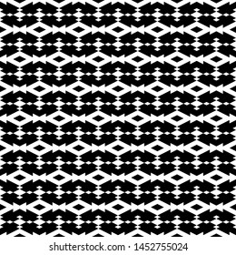 Seamless pattern. Geometric backdrop. Rhombuses, figures ornament. Simple shapes background. Ethnic wallpaper. Polygons motif. Digital paper, textile print, web design, abstract. Vector artwork