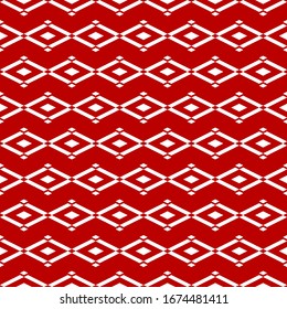Seamless pattern. Geometric backdrop. Rhombuses, parallelograms ornament. Figures wallpaper. Ethnic motif. Simple shapes background. Digital paper, textile print, web design, abstract image. Vector