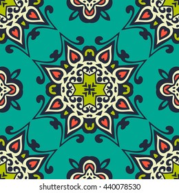 seamless pattern geometric background with cross symbol