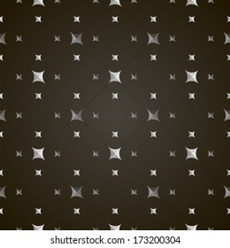 seamless pattern, geometric background in dark color, vector illustration