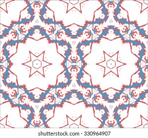Seamless pattern. Geometric background. Seamless pattern for decoration. Print for paper wallpaper, tiles, textiles. Vector illustration.