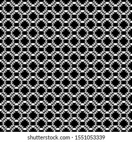 Seamless pattern. Geometric background. Digital paper, textile print, web design, abstract illustration. Grid motif. Geometrical backdrop. Simple shapes wallpaper. Figures ornament. Vector artwork