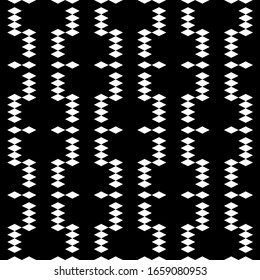 Seamless pattern. Geometric background. Ethnic motif. Rhombuses ornament. Diamonds backdrop. Lozenges wallpaper. Digital paper, textile print, web design, abstract.