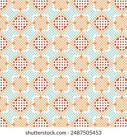 seamless pattern geometric background illustration vector