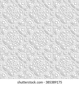 Seamless  pattern, geometric background, indian ornament, persian motif, vector. 