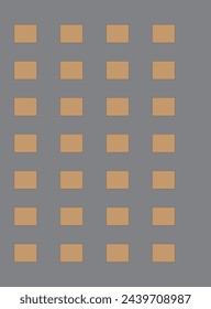 Seamless pattern of geometric background. Metallic retro style