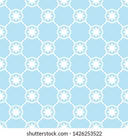 Seamless pattern. Geometric background. Unusual lattice. Vector illustration. Good quality. Good design.