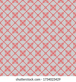 Seamless pattern. Geometric background. Unusual lattice. Vector illustration. Good quality. Good design.