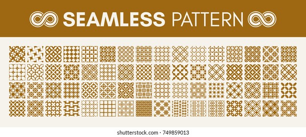 Seamless pattern. Geometric background. Vector Illustration.