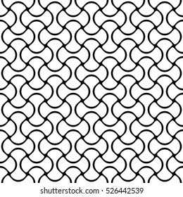 seamless pattern with geometric black shapes