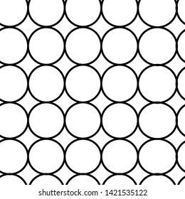 seamless pattern with geometric circles