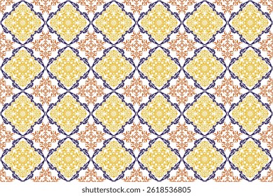 Seamless pattern with geometric circles
