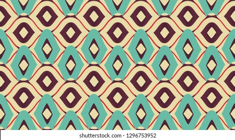 Seamless pattern geometric.  Classic retro fashion stripes texture.  Creative luxry graphic art decor. Seamless vector pattern. 