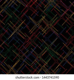 Seamless pattern geometric colored mix design