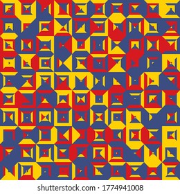 Seamless pattern geometric. Colorful abstract background. Vector design. Modern style.