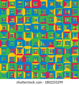 Seamless pattern geometric. Colorful abstract background. Vector design. Modern style.