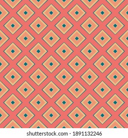 Nahtlose Muster geometrisch. Farbiger abstrakter Hintergrund. Vektordesign. Moderner Stil.