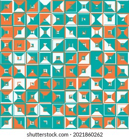 Seamless pattern geometric. Colorful abstract background. Vector design. Modern style.