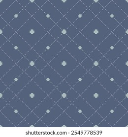 Seamless pattern, geometric pattern decorated with interconnected diamond-shaped lines. Modern and simple design, suitable for designing fabric patterns, tablecloths, covers, etc.