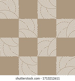 Seamless pattern. Geometric design with crossed arc.EPS10 Illustration.