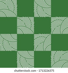 Seamless pattern. Geometric design with crossed arc. EPS10 Illustration.
